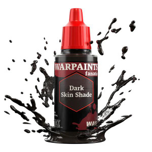 Army Painter Warpaints Fanatic Wash 3215 18ml Dark Skin Shade Acrylic Paint Army Painter Warpaints Fanatic Wash 3215 18ml Dark Skin Shade Acrylic Paint