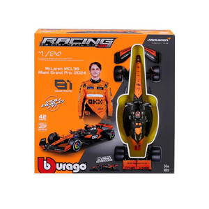 Burago 1/24 F1 McLaren MCL38 2024 Piastri Diecast Model Kit Burago 1/24 F1 McLaren MCL38 2024 Piastri Diecast Model Kit