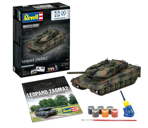Revell 1/35 70 Years of Bundeswehr - Leopard 2 A6A2 Gift Set Revell 1/35 70 Years of Bundeswehr - Leopard 2 A6A2 Gift Set