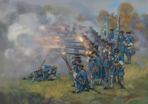  Strelets 1/72 Bavarian Infantry Shooting Line (Spanish Succession War) 