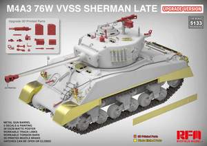 Rye Field Models 1/35 M4A3 Sherman 76W VVSS Late Production Upgraded Kit Rye Field Models 1/35 M4A3 Sherman 76W VVSS Late Production Upgraded Kit