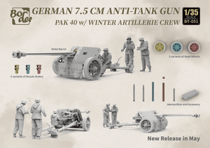 Border Models 1/35 7.5cm PaK 40 Anti-tank Gun Border Models 1/35 7.5cm PaK 40 Anti-tank Gun