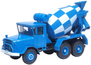 Oxford Diecast 1/76 AEC 690 Cement Mixer Blue Diecast Model Oxford Diecast 1/76 AEC 690 Cement Mixer Blue Diecast Model