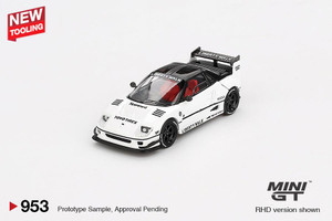 Mini GT 1/64 Mazda AZ-1 Liberty Walk LB40 White 2024 Tokyo Auto Salon 