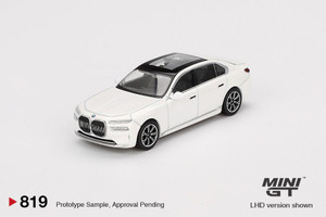 Mini GT 1/64 BMW I7 Xdrive 60 Mineral White (RHD) Mini GT 1/64 BMW I7 Xdrive 60 Mineral White (RHD)