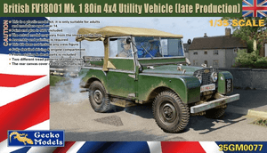  Gecko Models 1/35 Land Rover FV18001 Mk.1 80in 4x4 Utility Vehicle Late Production 