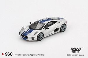 Mini GT 1/64 Jaguar C-X75 Black - Wonderland Models | MGT01070-L