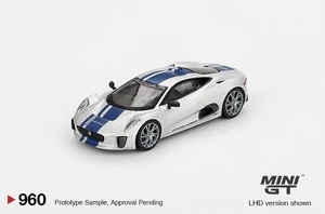  Mini GT 1/64 Jaguar C-X75 Silver (LHD) 