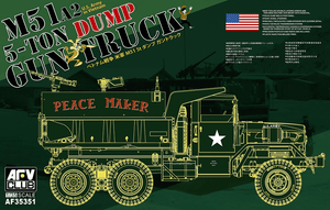  AFV Club 1/35 M51A2 5-ton 6x6 Gun Truck - Peace Maker - Vietnam War 