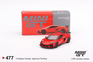 Mini GT 1/64 Chevrolet Corvette Z06 2023 Torch Red Mini GT 1/64 Chevrolet Corvette Z06 2023 Torch Red