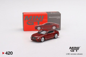 Mini GT 1/64 Bentley Continental GT Speed 2022 Candy Red   Mini GT 1/64 Bentley Continental GT Speed 2022 Candy Red