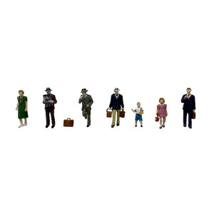 Bachmann Post-War Era Figures Set A Bachmann Post-War Era Figures Set A