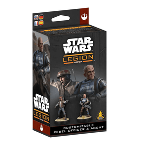 Atomic Mass Games Star Wars Legion - Rebel Alliance - Commander Expansion - Customisable Rebel Officer & Agent Atomic Mass Games Star Wars Legion - Rebel Alliance - Commander Expansion - Customisable Rebel Officer & Agent