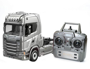 HuiNa RC 1/18 2.4G 19CH Scania 770S Silver RC Haulage Truck RTR HuiNa RC 1/18 2.4G 19CH Scania 770S Silver RC Haulage Truck RTR