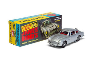  Corgi James Bond Aston Martin DB5 (Reissue, Silver) Diecast Model 