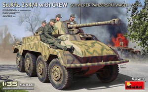  MiniArt 1/35 Sd.Kfz.234/4 Schwerer Panzerspahwagen 7.5cm & Crew 