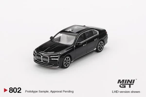  Mini GT 1/64 BMW i7 xDrive60 Black Sapphire 