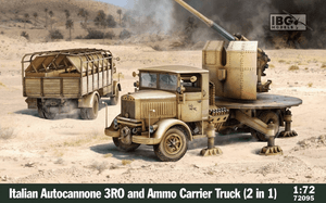 IBG Models 1/72 Lancia 3Ro Autocannone Truck with Ammo Carrier Truck IBG Models 1/72 Lancia 3Ro Autocannone Truck with Ammo Carrier Truck