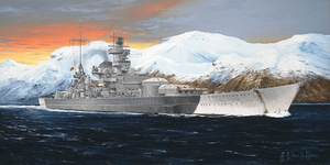  Trumpeter 1/350 German Battleship Scharnhorst 