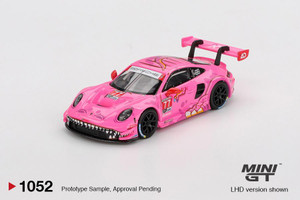  Mini GT 1/64 Porsche 911 GT3 R #77 AO Racing 2024 IMSA Road America 