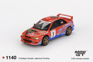 Mini GT 1/64 Subaru Impreza WRC99 1999 Rally Australia Winner No.5
