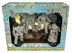  Catalyst Game Labs Battletech Force Pack - Inner Sphere McCarrons Armored Cavalry Mercenary Assault Lance 