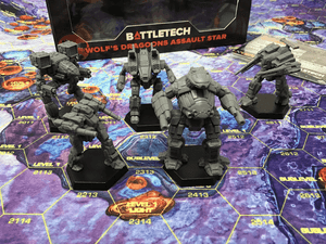  Catalyst Game Labs Battletech Force Pack - Clan Wolf's Dragoons Mercenary Assault Star 