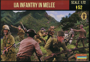 Strelets 1/72 WWII Japanese Imperial Infantry in Melee