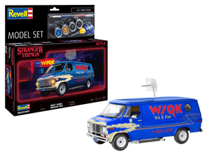  Revell 1/24 GMC WSQK Squawk Van (Stranger Things) Starter Set 