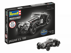  Revell 1/32 Jaguar SS 100 Starter Set (Revell Classics) 