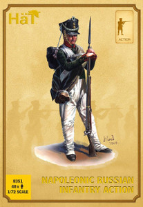  Hat Industrie 1/72 Napoleonic Russian infantry Action 