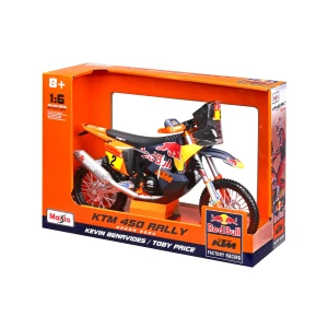 Maisto 1/6 Red Bull KTM 450 Rally Toby Price #2 Diecast Model Motorbike