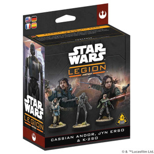 Atomic Mass Games Star Wars Legion - Operative Expansion - Cassian Andor, Jyn Erso and K-2SO