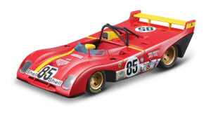  Burago 1/43 Ferrari 312 P (1972) Diecast Model 