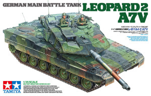  Tamiya 1/35 Leopard 2 A7V German Main Battle Tank 