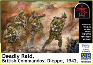  Master Box 1/35 Deadly Raid, British Commandos Dieppe 1942 