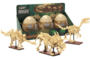  CaDA Dinosaur Fossils - Full Set with Eggs 