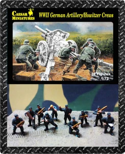  Caesar Miniatures 1/72 WWII German Artillery / Howitzer Crews 