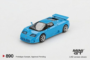  Mini GT 1/64 Bugatti EB110 Super Sport Blu Bugatti (LHD) 