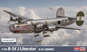 Academy 1/144 US Air Force B-24J Liberator Heavy Bomber