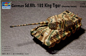 Trumpeter 1/72 Pz.Kpfw.VI King Tiger Sd.Kfz.182 with 'Henschel' turret