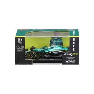  Burago 1/43 Aston Martin AMR25 F1 #14 2025 Alonso wiith Helmet 