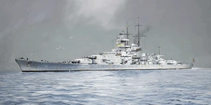  Trumpeter 1/350 German Battleship Gneisenau 