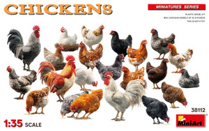 MiniArt 1/35 Chickens Model Kit