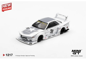 Mini GT 1/64 Nissan GT-R32 LB-Kaido Works TAS 2025 (RHD)