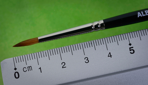 Albion Alloys Brushes - Kolinsky Sable - Size 2 Round Pointed