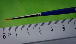 Albion Alloys Brushes - Synthetic - Size 4/0 Round Pointed