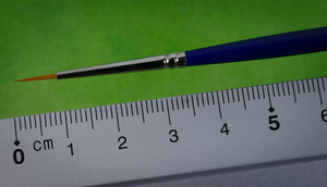 Albion Alloys Brushes - Synthetic - Size 2/0 Round Pointed