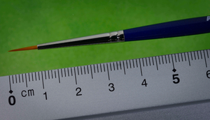 Albion Alloys Brushes - Synthetic - Size 0 Round Pointed