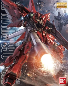  Bandai Gundam Master Grade (MG) 1/100 MSN-06S Sinanju (Anime Colour Version) 